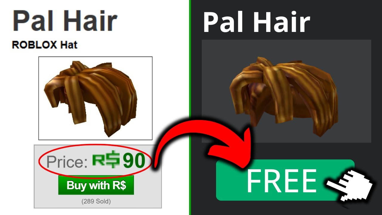 The History Of The Roblox Bacon Hair Pal Hair YouTube 