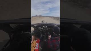 Turbo Miata kart rips through the desert