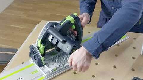 TS 55 Quick Guide - Fitting the Saw to the Guide Rail