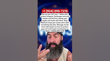 Protect your Crypto & LLC Investment,Move to Web3 and avoid cold wallets and exchanges #xrp #crypto