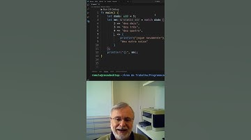 74. Linguagem Rust, Match exemplo, Rômulo Silva de Oliveira, #shorts #rust #rustlang #match