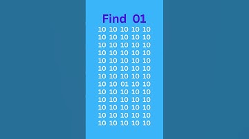 Can you find 01 in 5sec??? #quiz #iqtes #wordpuzzlegame #puzzle #quizshorts #education #game