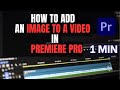 How To Add an Image to a Video in Premiere Pro #adobepremierepro #premiereprotutorial
