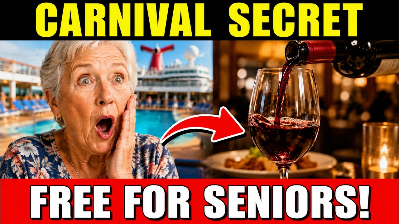9 Things Senior Cruisers DON'T Know CARNIVAL Gives For FREE!