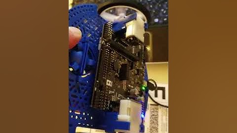 Romi testing motors, encoders and gyro