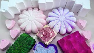 Pure White Soft Gym Chalk Paired With Homemade Dyed Gym Chalk Blocks | ASMR