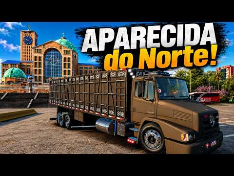 STOP IN APARECIDA DO NORTE WITH THE MB 2324 CATTLE TRUCK | ETS2 BR MODS