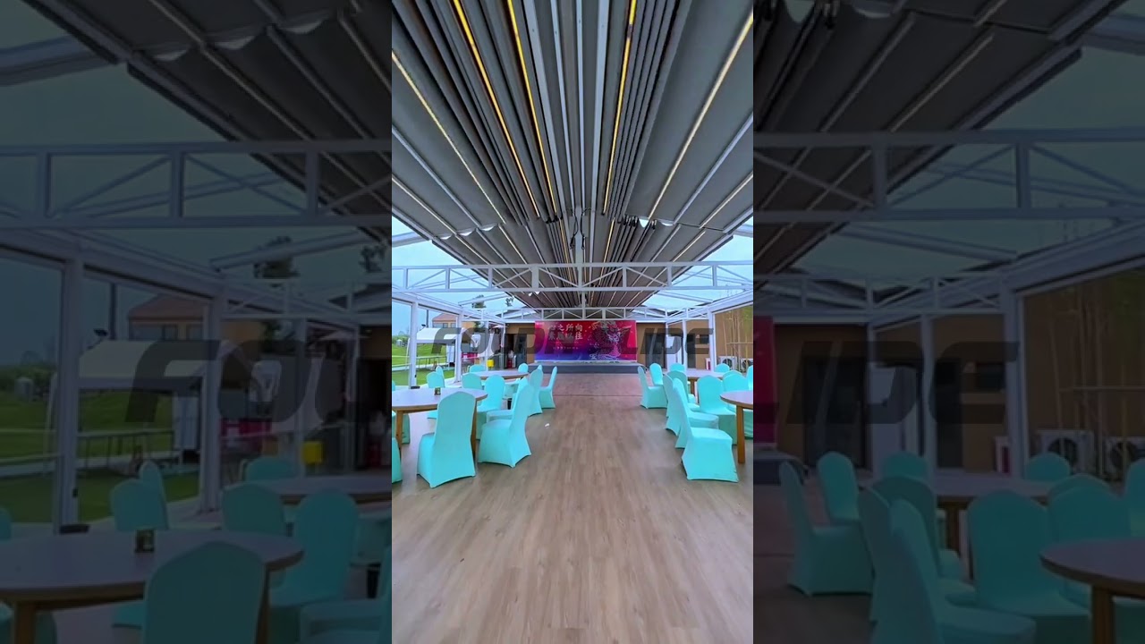 FoldN Slide-Retractable Pergola