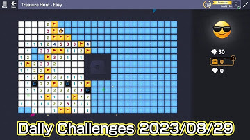 【New Microsoft Minesweeper】  Daily Challenges Aug 29, 2023