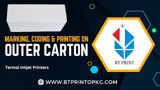 Batch, MRP & Expiry Date Printing on Outer Carton | TIJ Printer