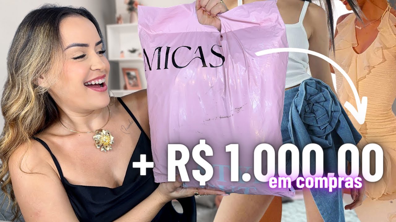 DESCOBRI O SITE QUE TEM AS ROUPAS MAIS LINDAS | MICAS try on haul !!