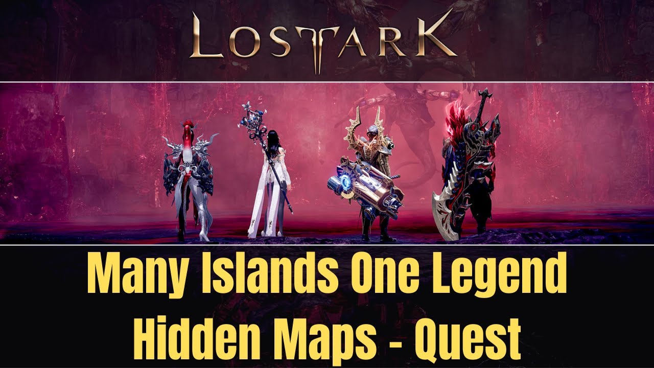 Many Islands One Legend Quest Guide - Where is Hidden Maps Locations- How to find islands - Lost Ark