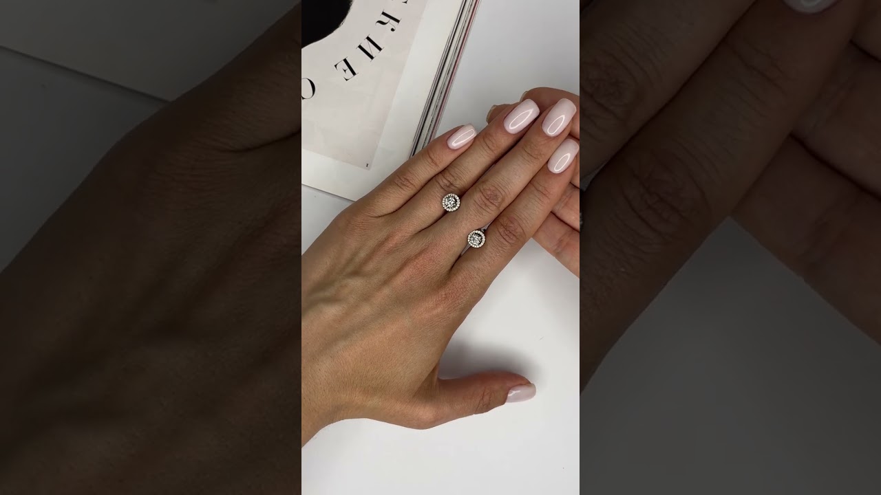 Пусеты с бриллиантами арт:7504