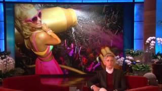 Guest Dj Paris Hilton On Ellen Show