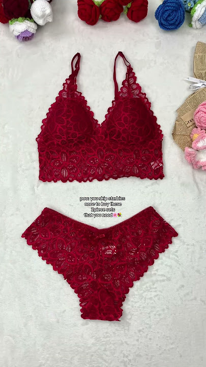 2-piece lace lingerie sets: a must-have#lace #lingerie #underwear #fashion