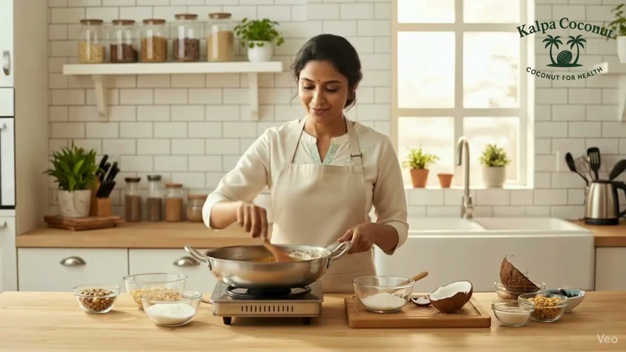 Coconut Sugar Sweet Recipe - Kalpa Coconut Sugar Magic Traditional Indian Sweets Made the HealthyWay