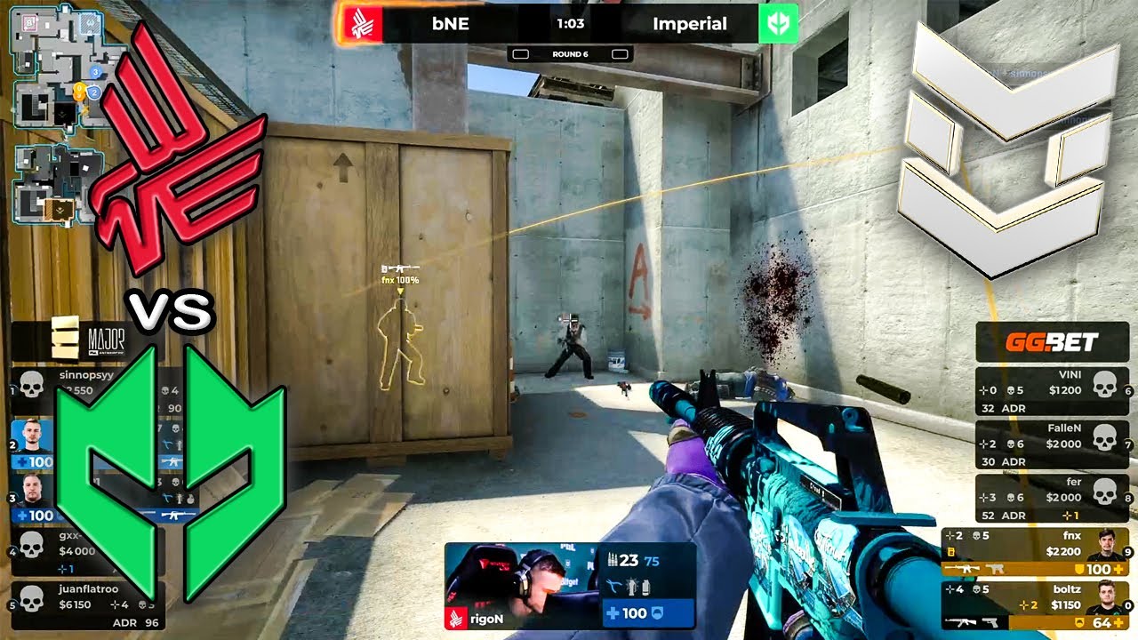 Bad News Eagles (BNE) vs Imperial  - HIGHLIGHTS | PGL Major Antwerp 2022 | Swiss round 3 | CSGO