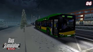 First winter trip on the new bus... #86 (Bus Simulator Evo) screenshot 1