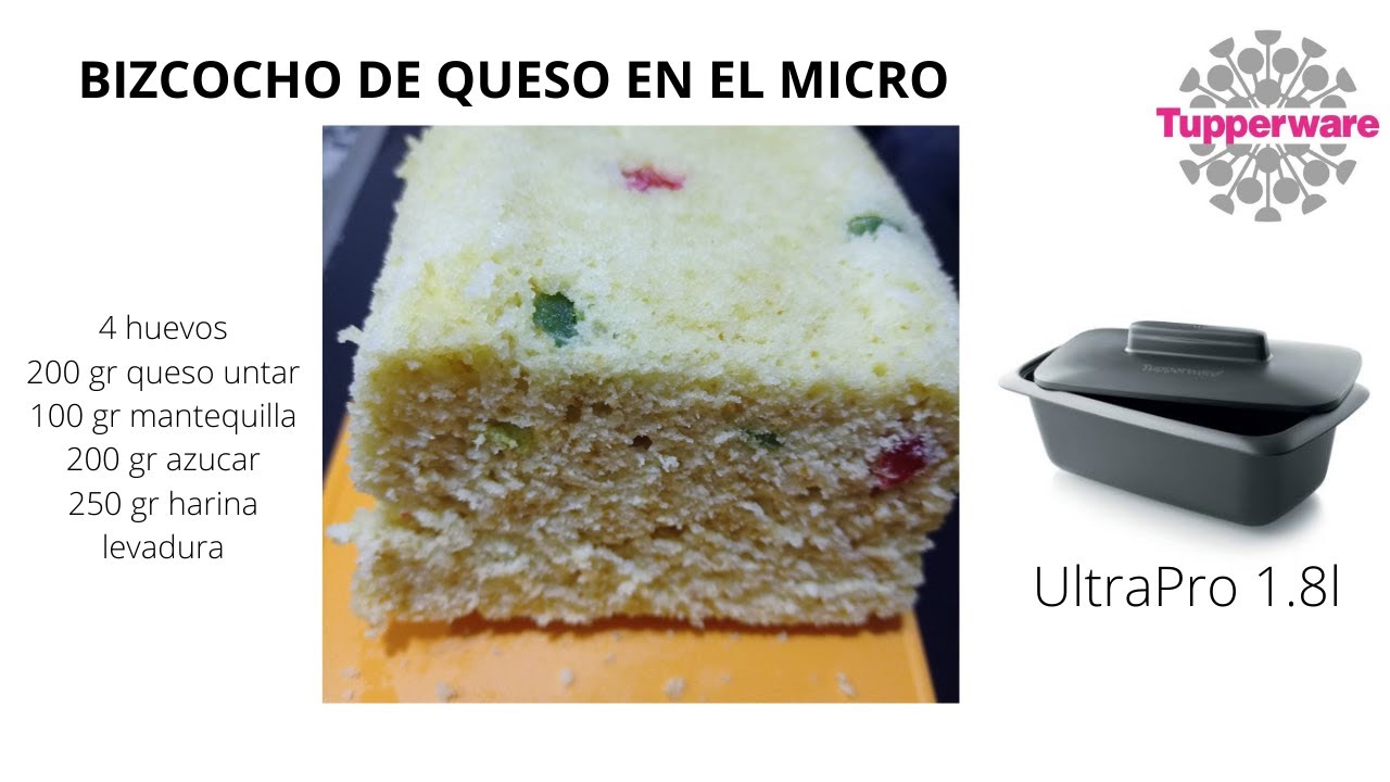 Bizcocho de queso en UltraPro 1'8l de Tupperware