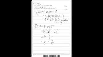 Edexcel 2018 A-Level Maths Paper 1 | Q7 Integration | #maths #edexcel #exam #calculus