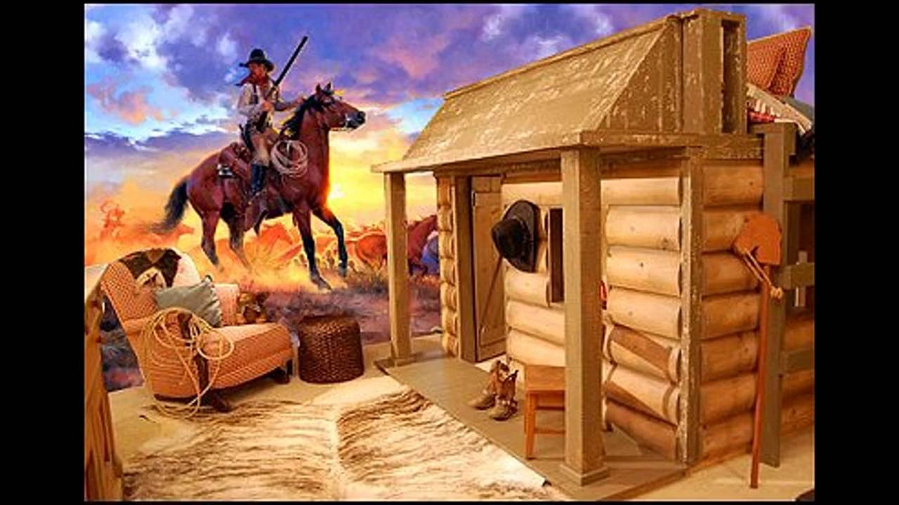 Decoración del dormitorio del vaquero - Cowboy Bedroom Decoration - YouTube