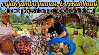 ASLI SEGERRR || REKUH BUAH HUNI DAN RUJAK JAMBU & NANAS
