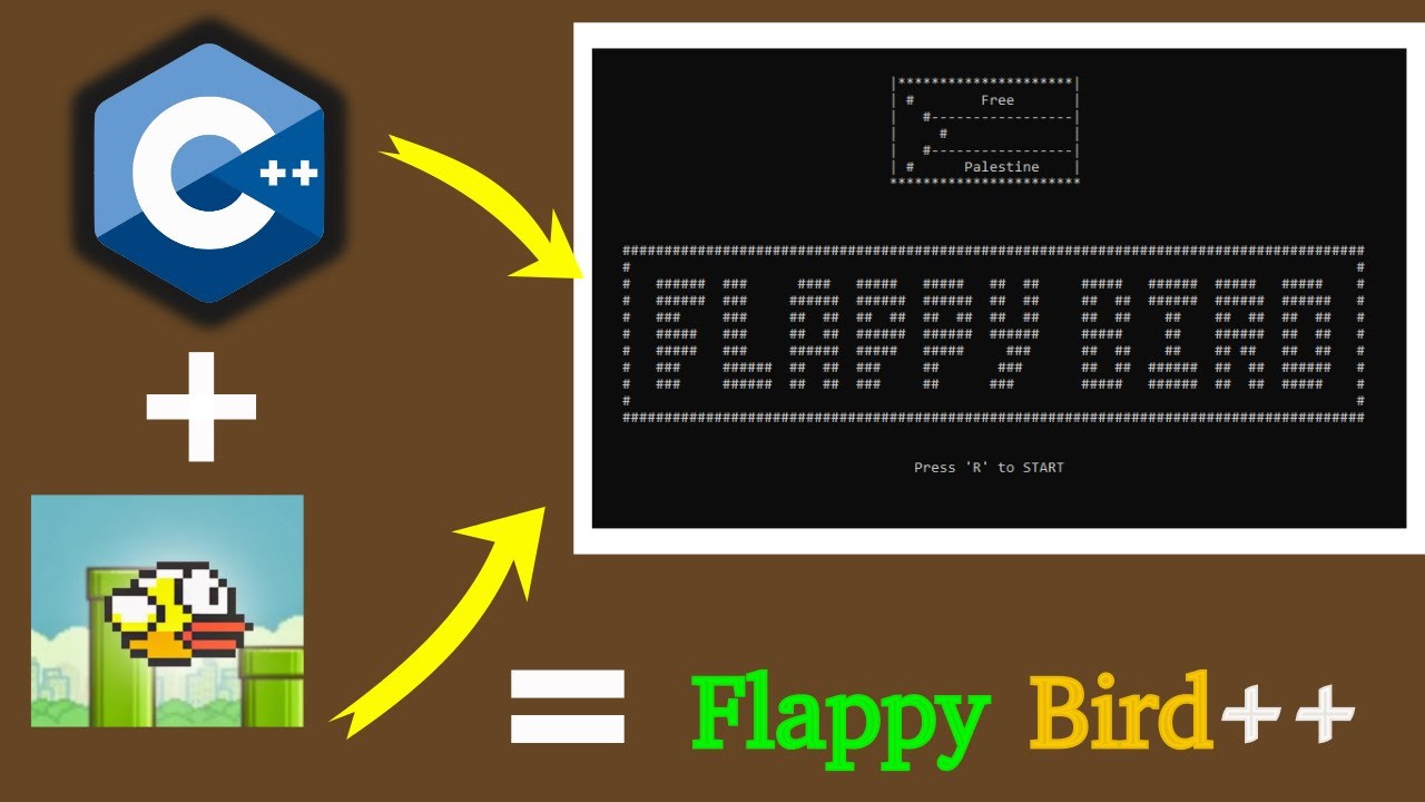 C++ Flappy bird game : C++ beginner project - YouTube