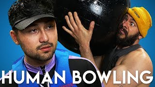 HUMAN BOWLING CHALLENGE