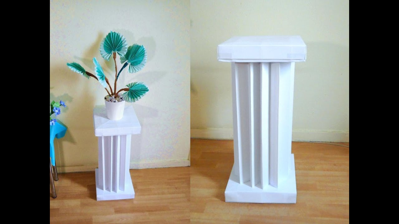 Origami Pillar Roman Column YouTube Origami Pillar Roman Column YouTube