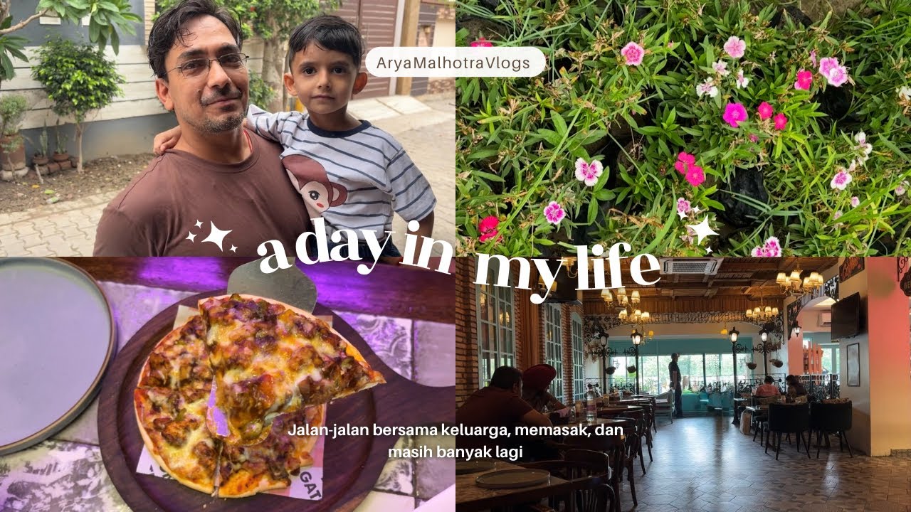Serunya Hari Bersama Keluarga‼️Masak Paratha‼️Makan Pizza and Belanja Tanaman