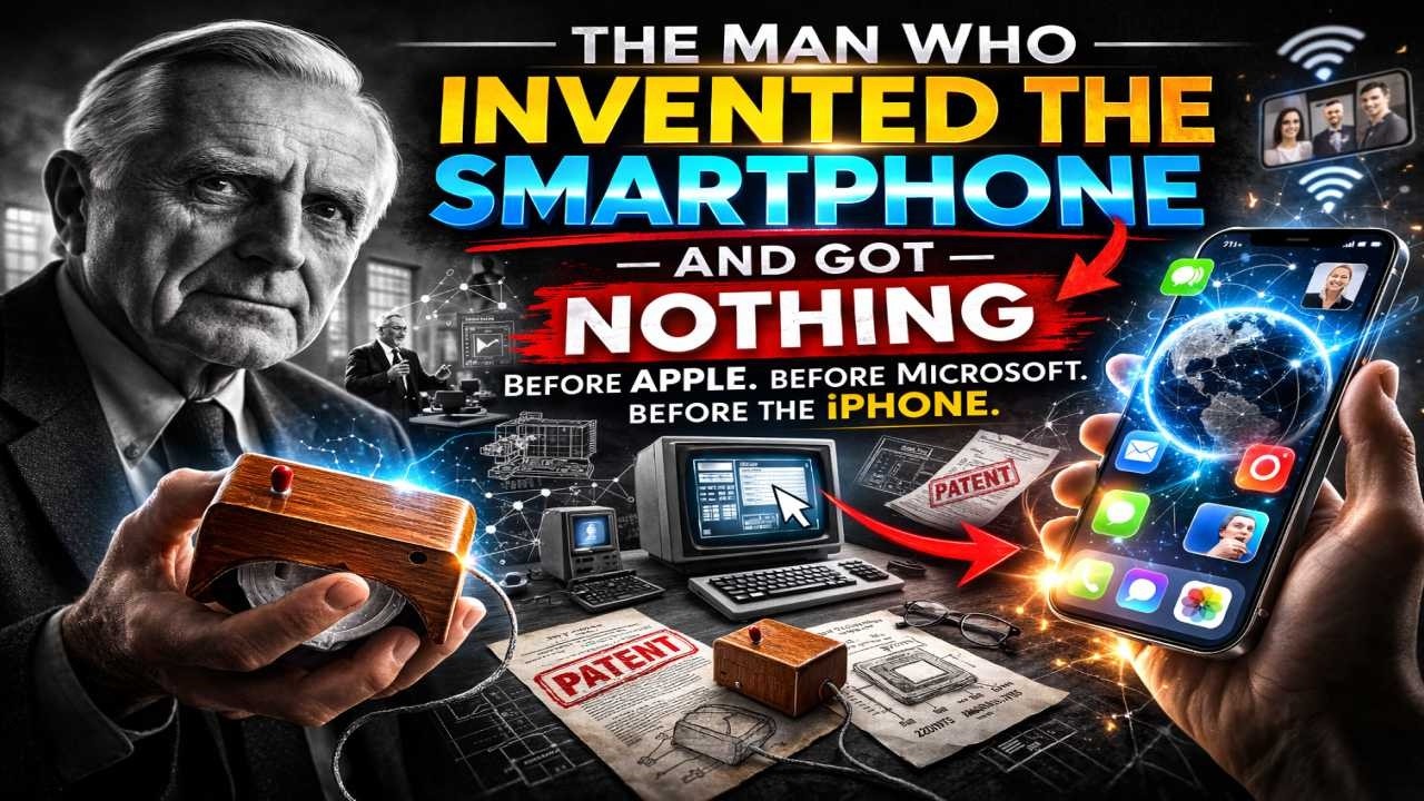 Who Invented Deltascripts The Man Who Invented the Smartphone — and Got Nothing - YouTube
