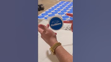 Making air fresheners as thanks you gifts for all of our clients. #Cardetailing #smallbusiness l