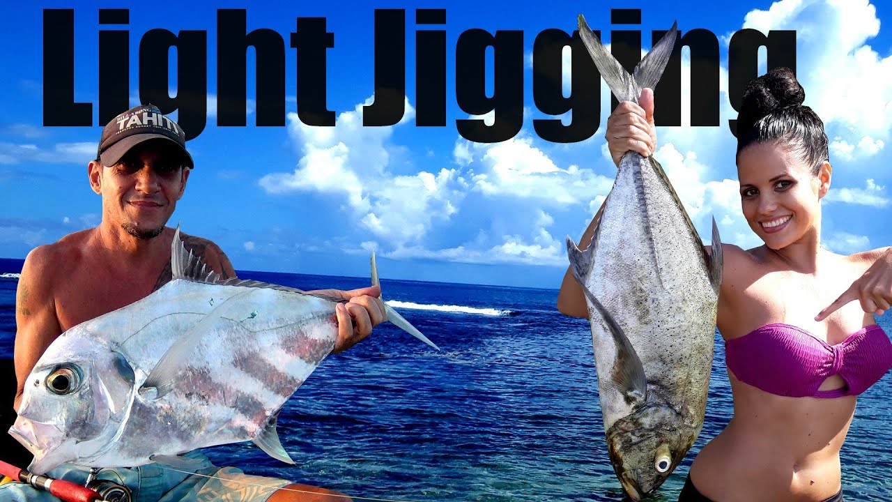 Autea , Tapatai et pā'aihere au jig - Tahiti - Brassy Trevally, Threadfin trevally and bluefin