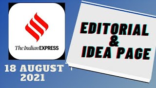 18th August 2021  Gargi Classes Indian Express Editorial Analysisdiscussion