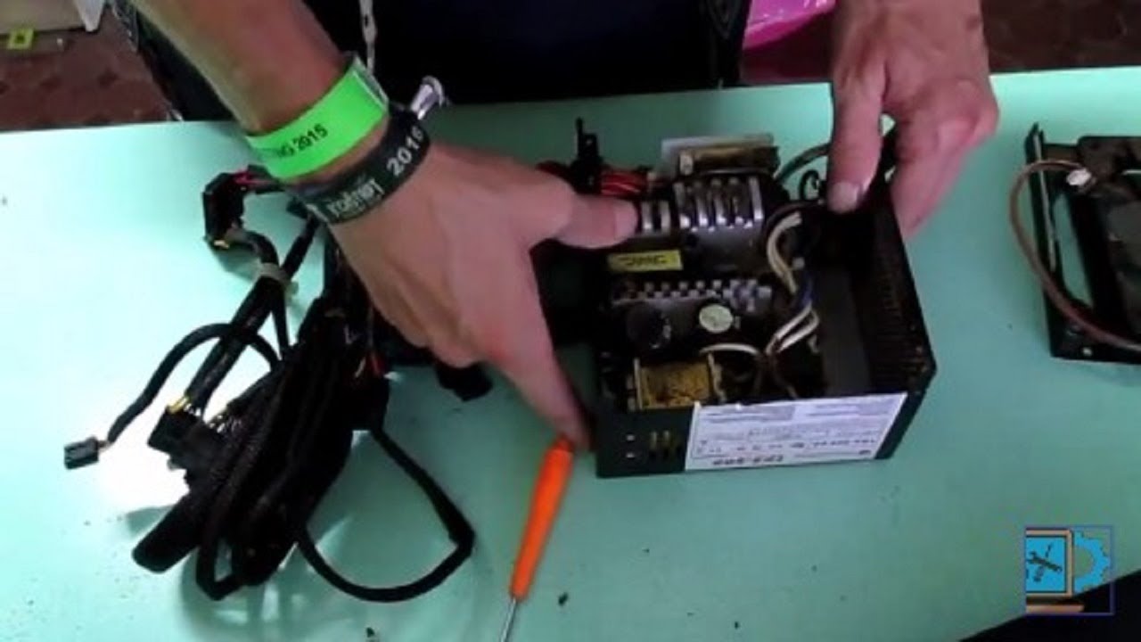 Inside Thermaltake Tr2 500 500w Psu Disassembly For Maintenance Dust Clean Youtube