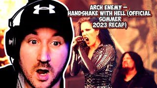 ARCH ENEMY  Handshake With Hell OFFICIAL SUMMER 2023 RECAP REACTION