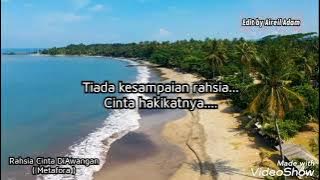 Metafora - Rahsia cinta di Awangan lirik