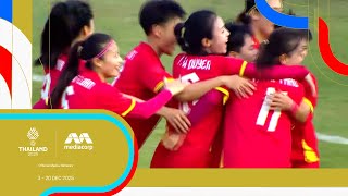 Vietnam 2-0 Myanmar | Women's Group Stage Highlights Group B | Football | SEA Games 2025