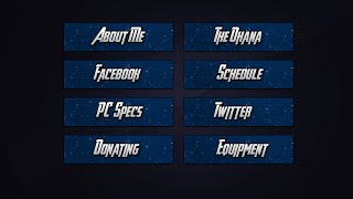 Twitch Streamer - AzureNinja Twitch Panels Speedart