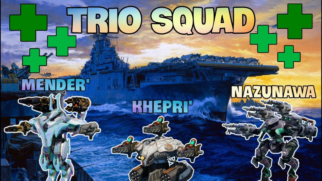Trio Squad | Carrier | Beacon Rush | War Robots