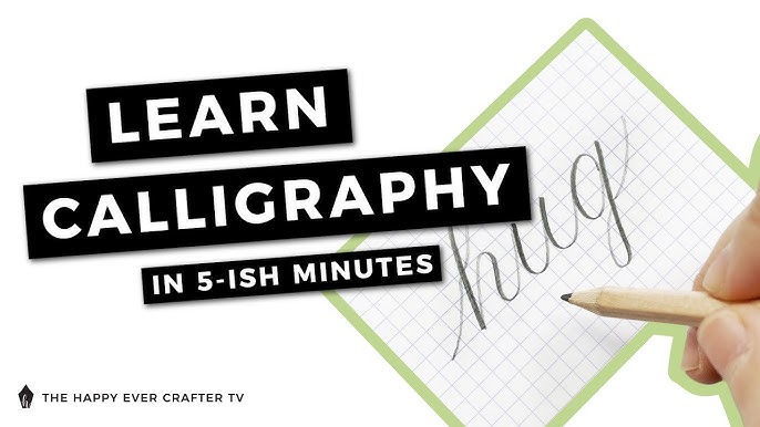 Calligraphy Beginner Alphabet