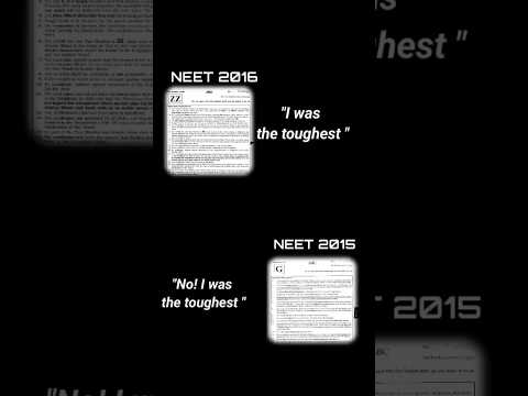 NEET 2025 toughest question paper #neet #exam #shorts #instagram #trending