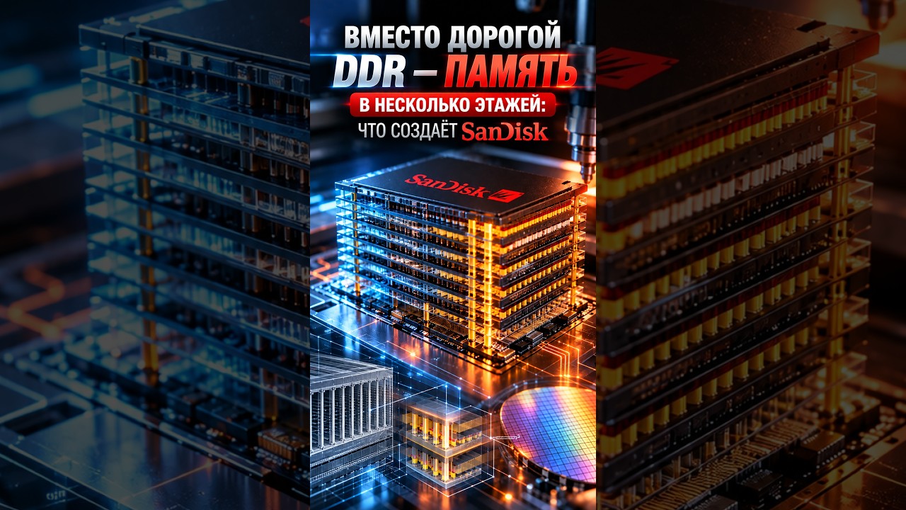 SanDisk готовит замену DRAM: в 4 раза больше памяти за половину цены — Transcript