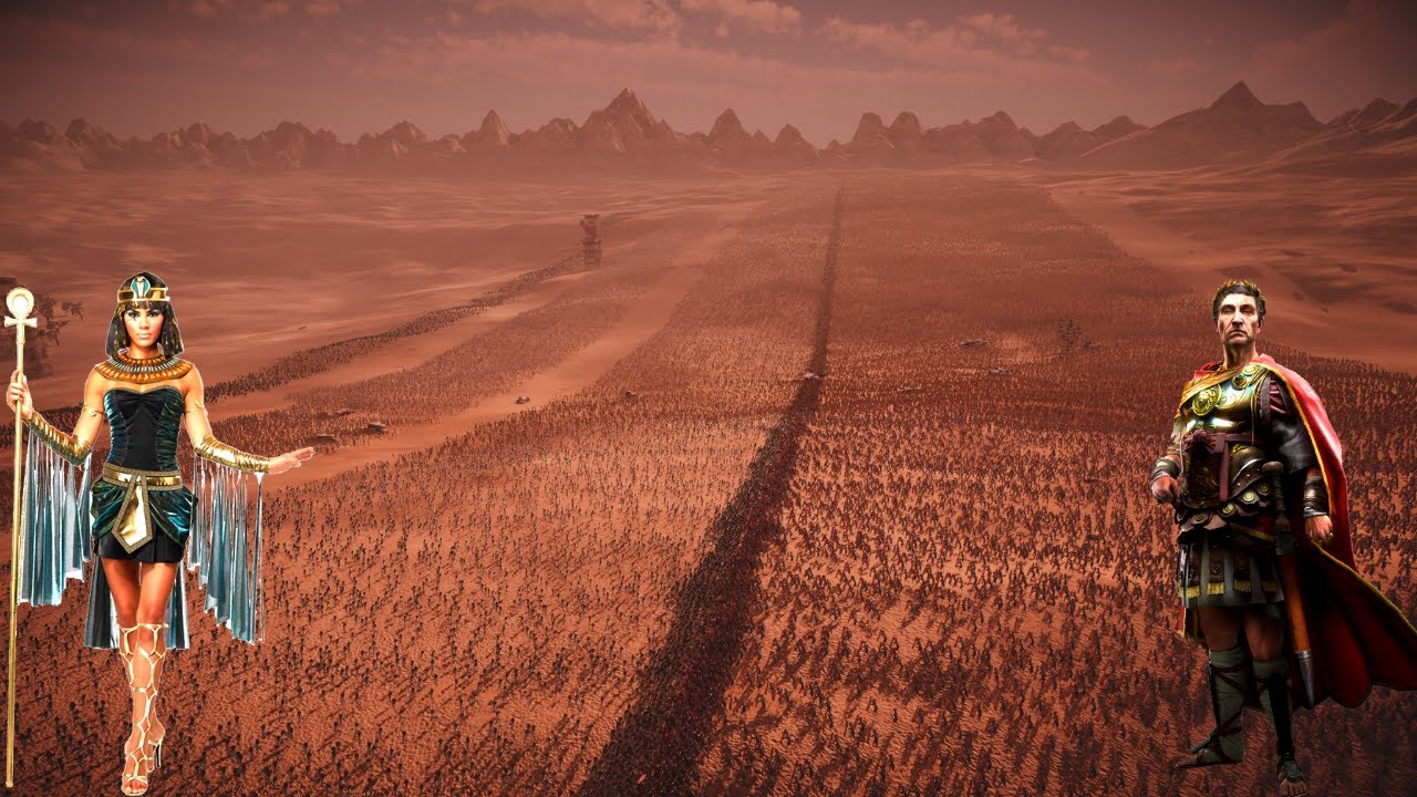 Cleopatra's Army vs Julius Caesar's Army! | Ultimate Epic Battle Simulator 2 | UEBS 2