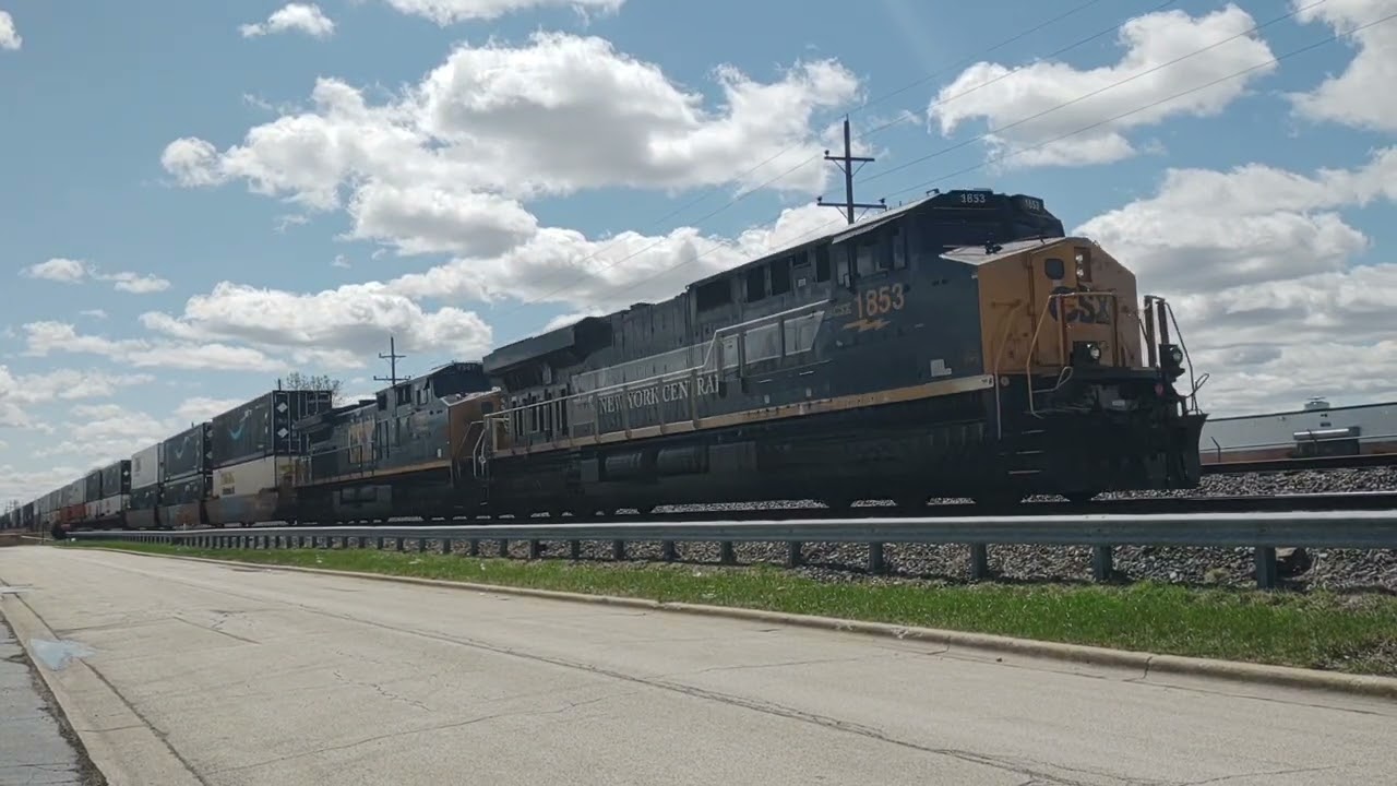 CSX 1853 NYC unit at Bridgeview, IL
