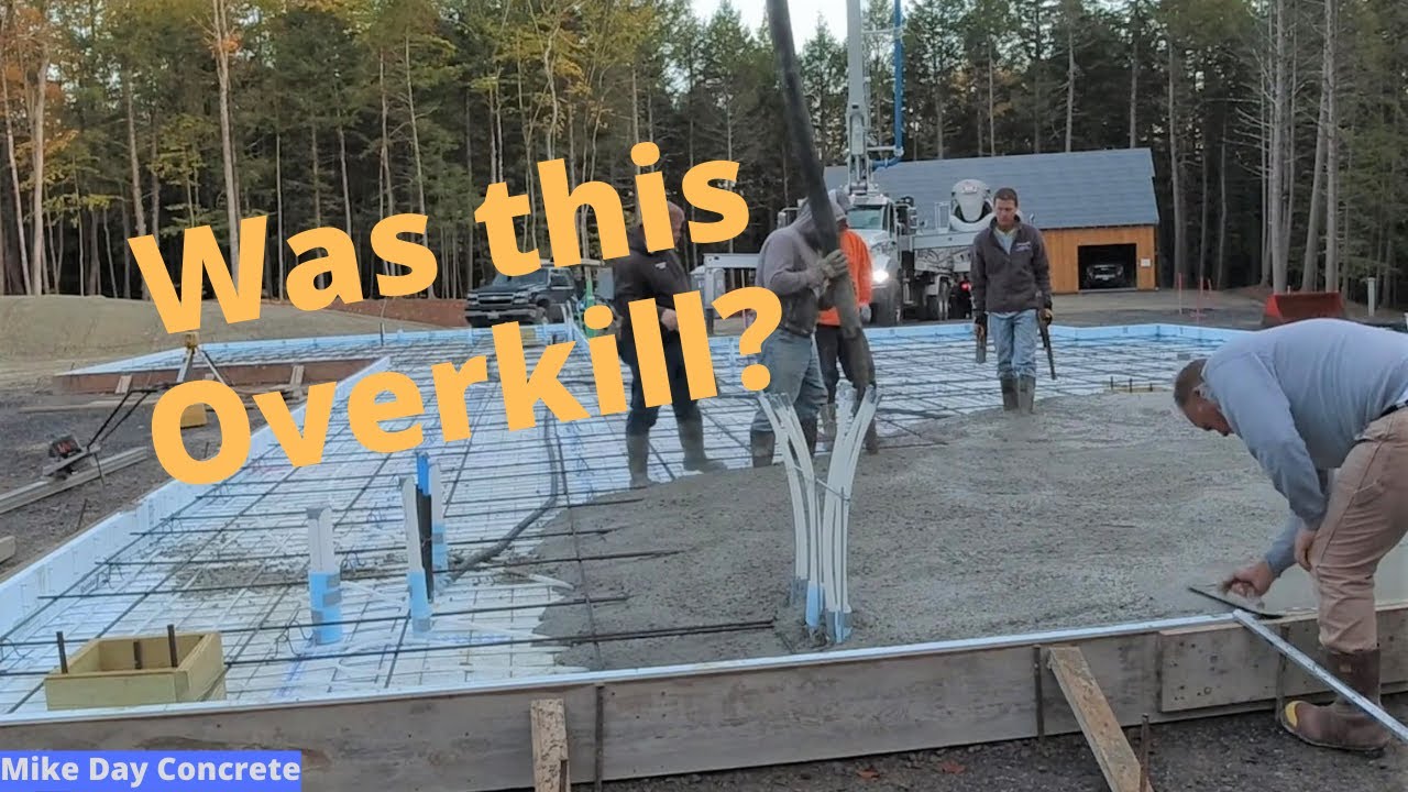 Pouring A Large Concrete Slab 60 X 36 What I Charge To Install Slabs Youtube