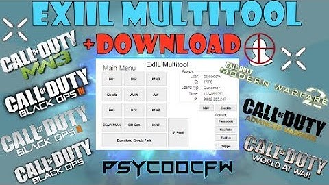 🔵[All-Cod/RTM] ExIIL Best Multitool ( Steal Host, XUID/NPID, 32, Logo Name, Anti-Freeze) + Download