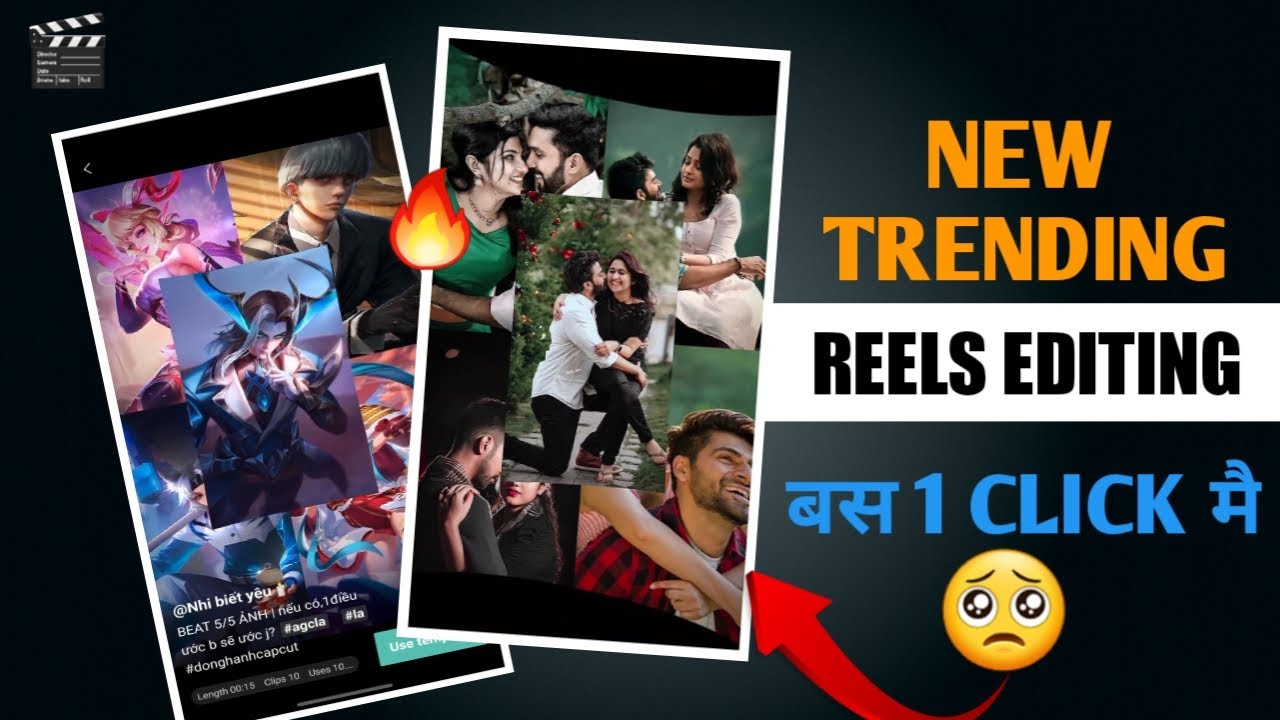Best 5/5 anH Trending reels editing। New Capcut Template। edit JUST ONE ...