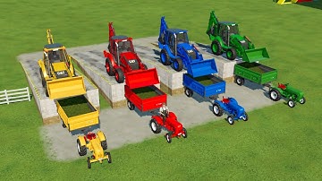 COLOURS OF JCB BACKHOE LOADER IN FS 22 | FARMING SIMULATOR 22