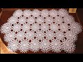 How to Crochet Fine Doily Motif Lace Table Cloth/ Table Runner 2